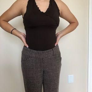 Banana republic brown blouse